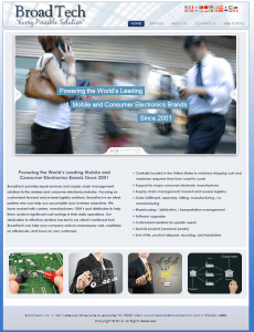 B2B Supply Chain Website Design